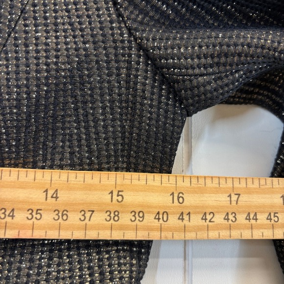 Mixxo Womens Whimsigoth Glam Shimmery Blazer Size S Metallic Fairy Grunge Vamp - Picture 4 of 8